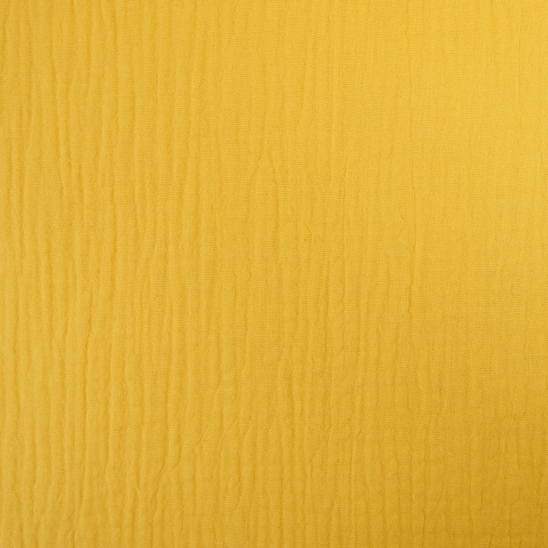 Double Gaze Unie Bouton D'or - Maison Klem